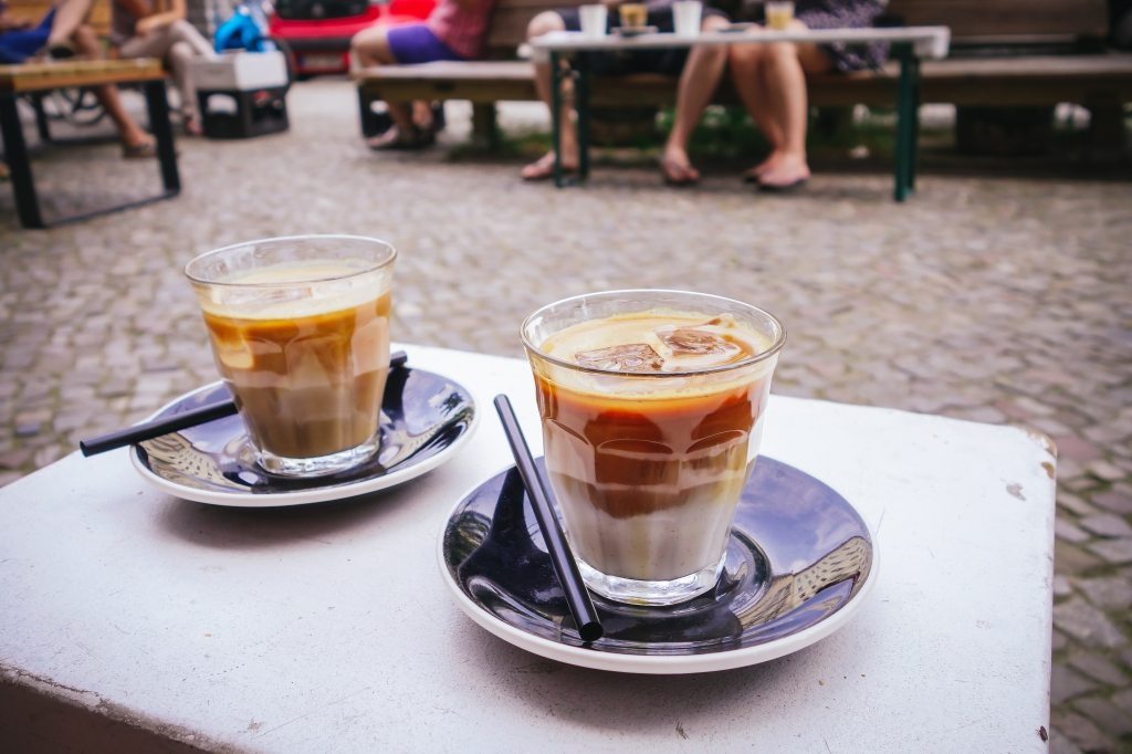 Iced Flat Whites. Bonanza Coffee Heroes, Berlin