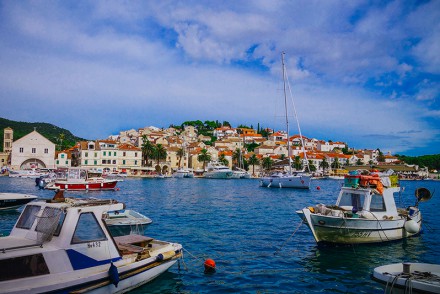 Hvar harbour, Croatia
