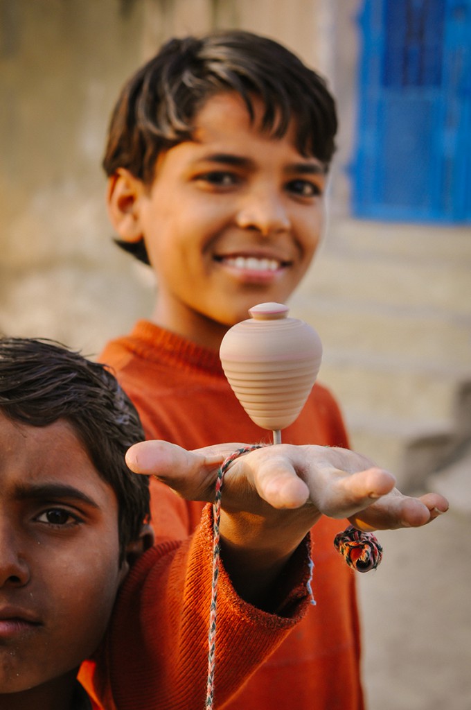Northern India portrait, boys playing