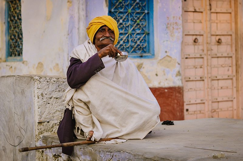 Northern India portrait, old man