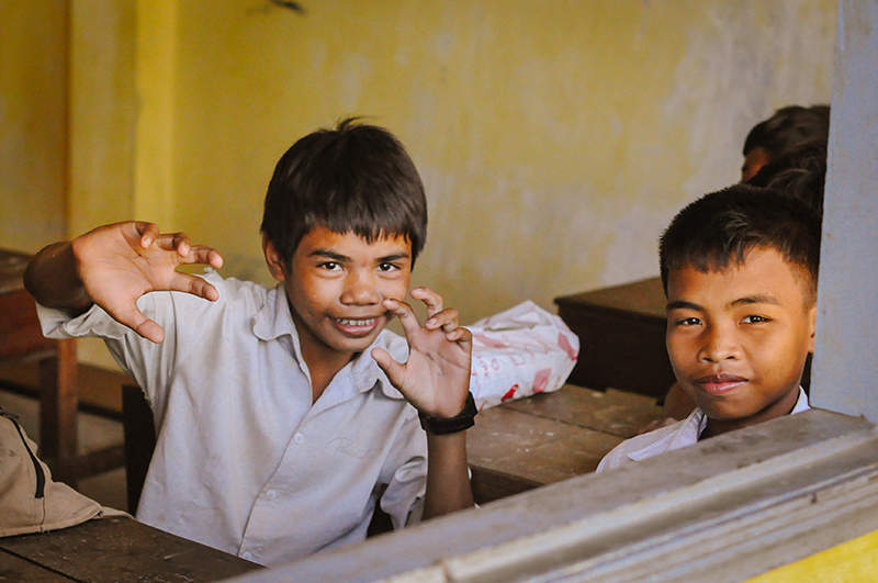 Cambodian Schoolchildren