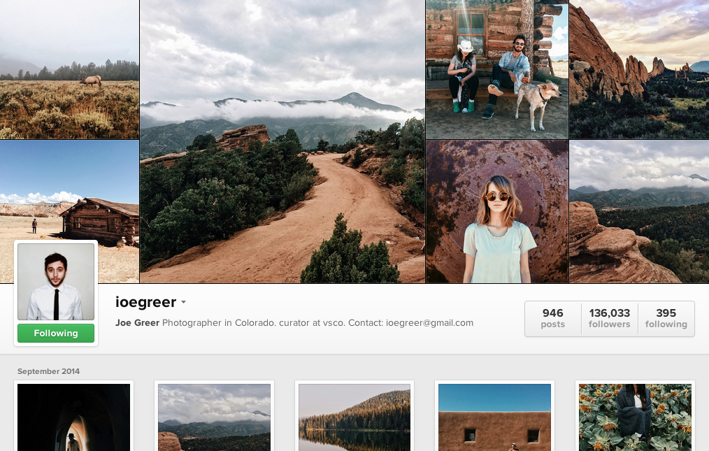 Ioegreer, Instagram Accounts, Travel