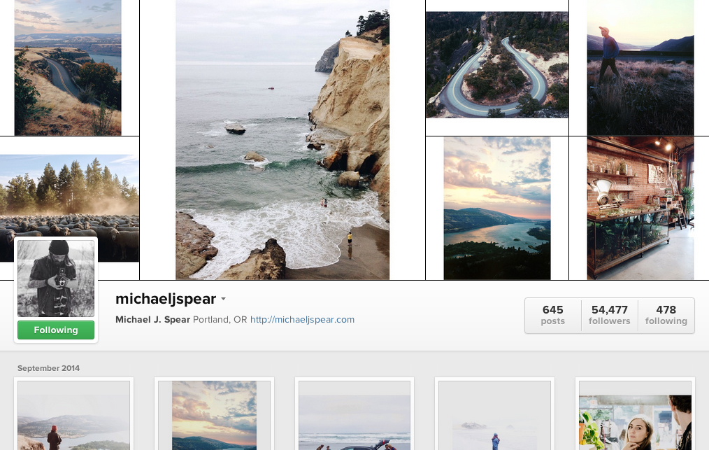 Michael J Spear, Instagram Accounts, Travel
