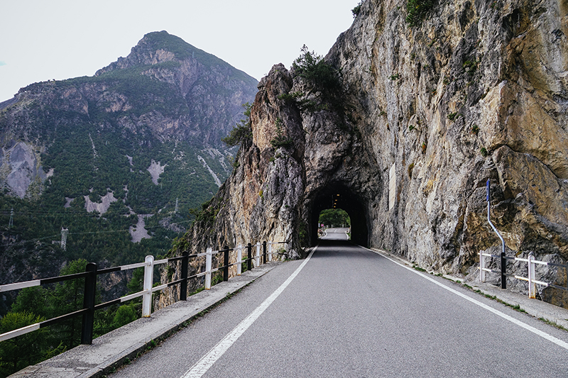 Mountain tunnel, Italy