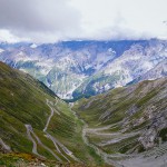 Stelvio Pass valley, Italy