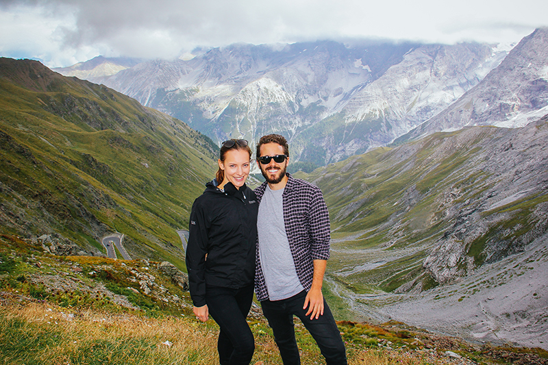 Stelvio Pass valley, Italy