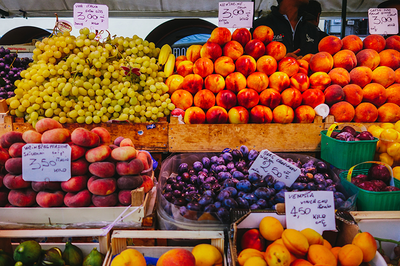 Bolzano market fruit