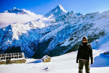 Winter in Himalayas, Nepal