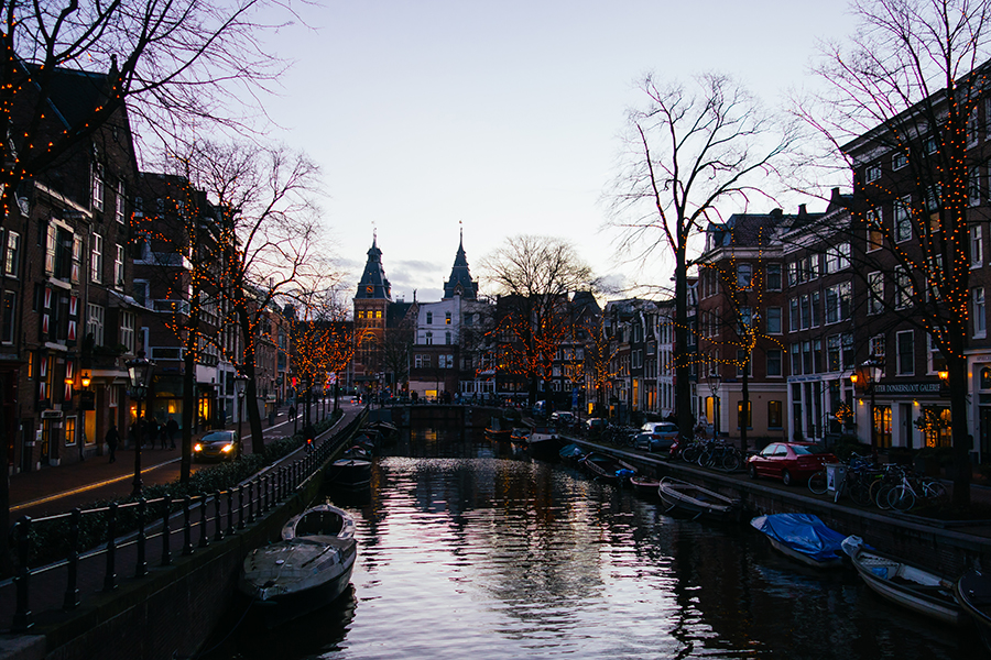 Amsterdam at night