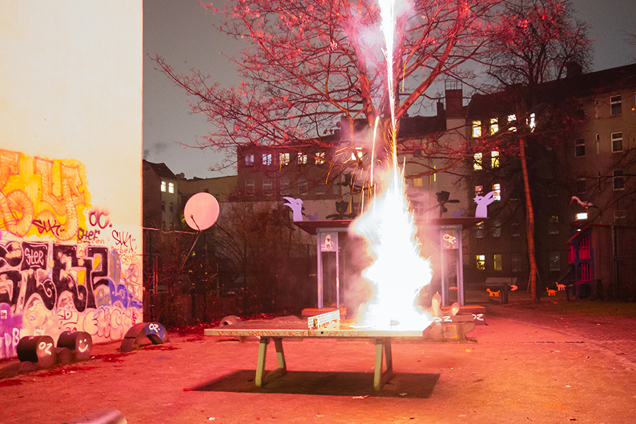 New Year's Eve fireworks, Berlin