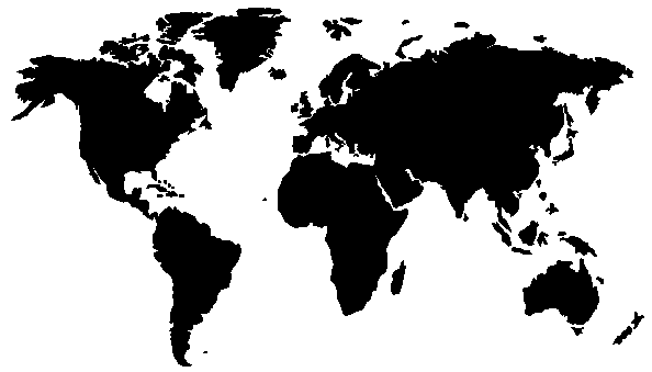 My travels, world map