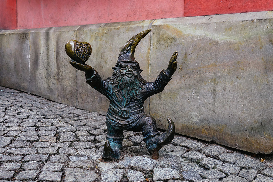 Dwarf, love, Wroclaw