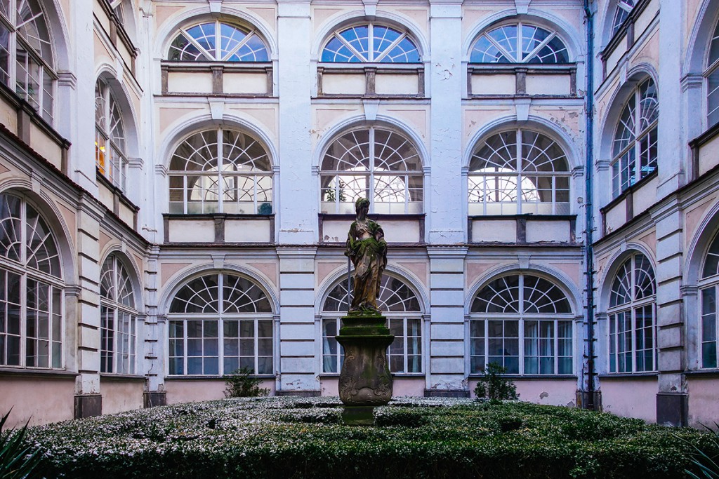 Wroclaw hidden courtyard