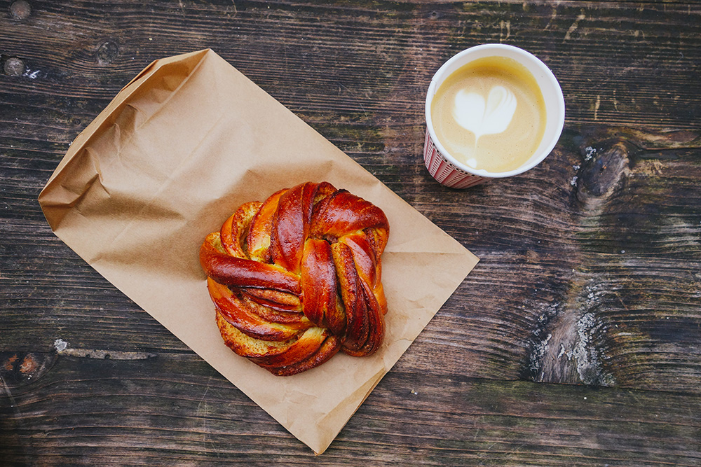 Coffee and Danish pastry