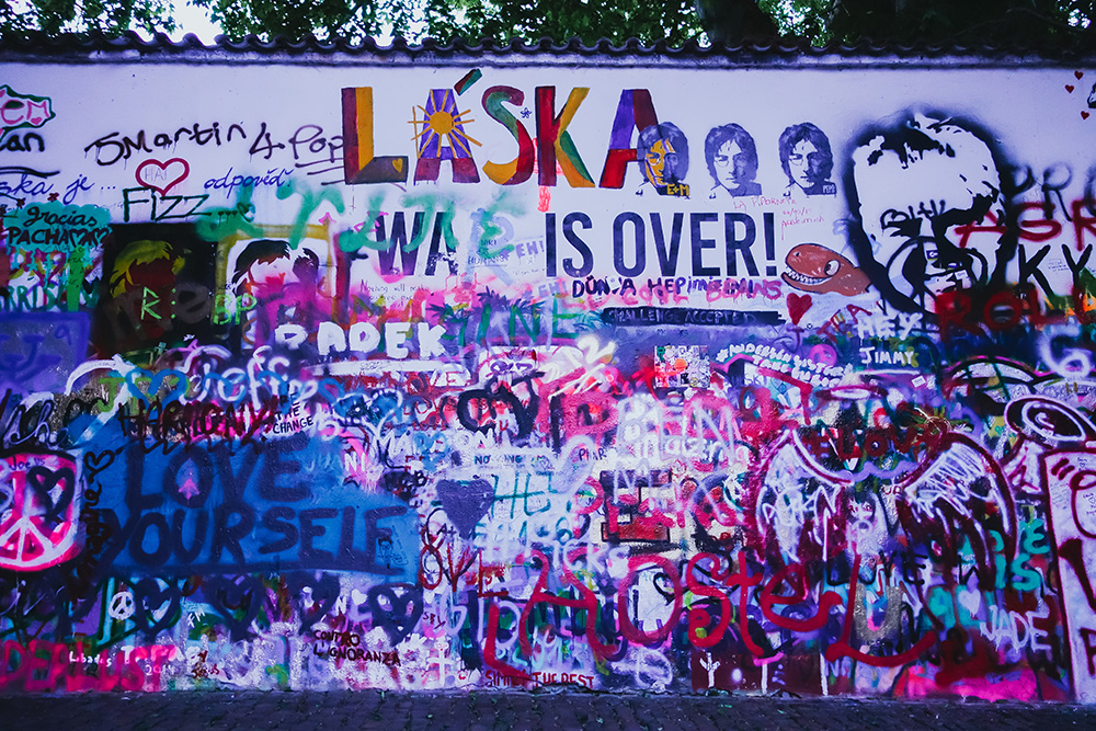 John Lennon Wall, Prague