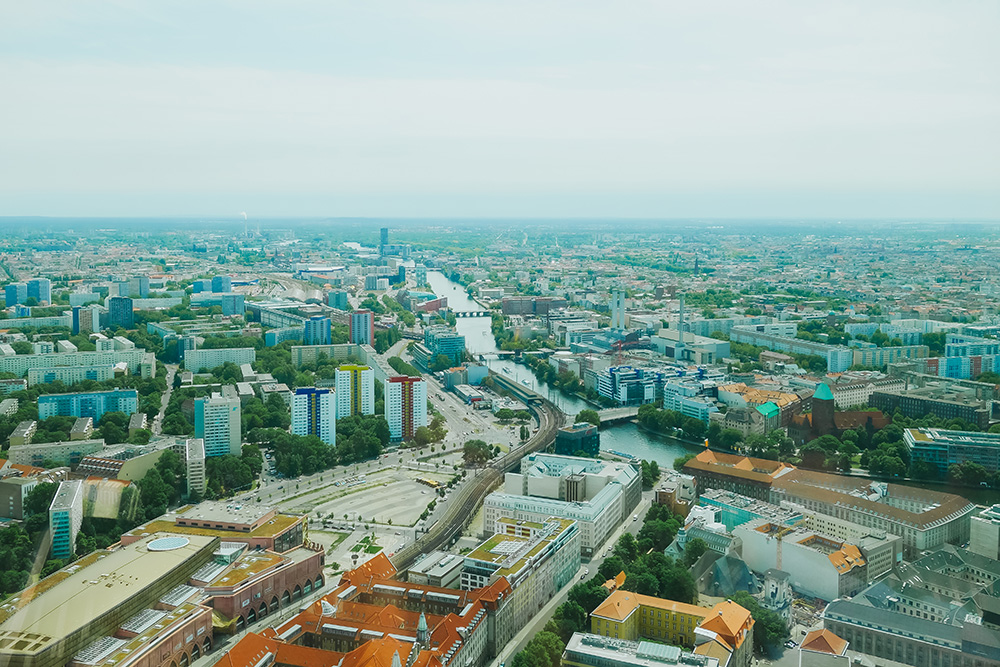 Berlin TV Tower view