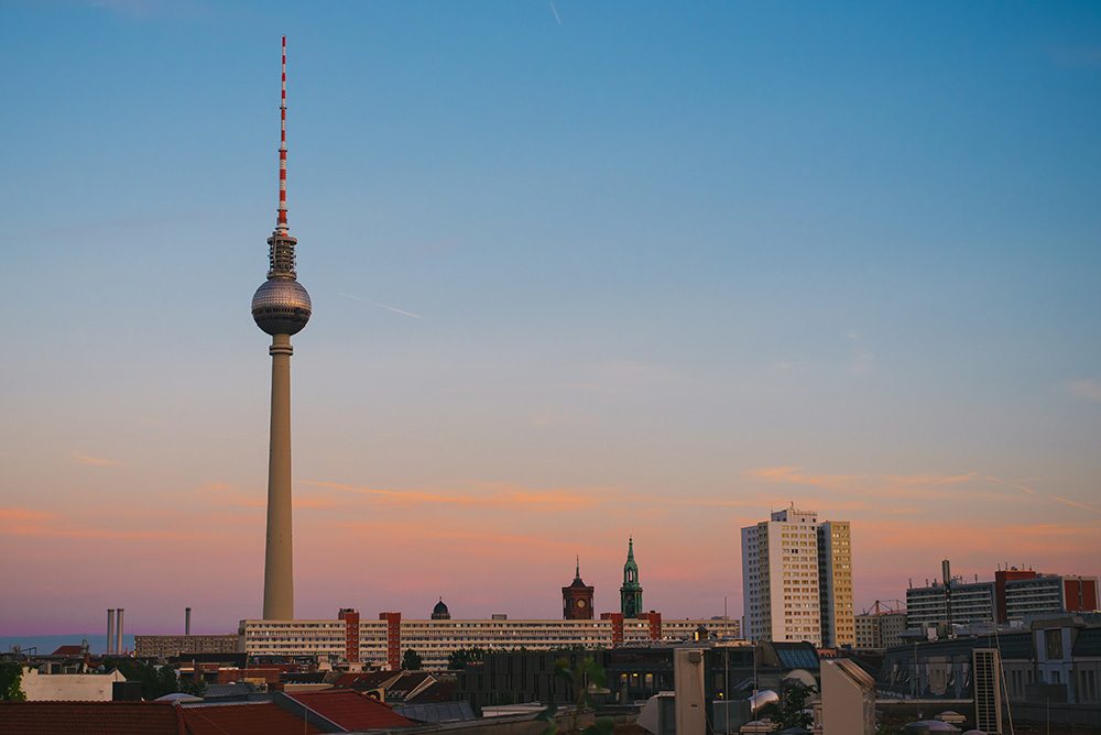 Sunset, Berlin