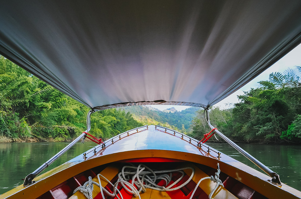 Boat, River Kwai, Thailand