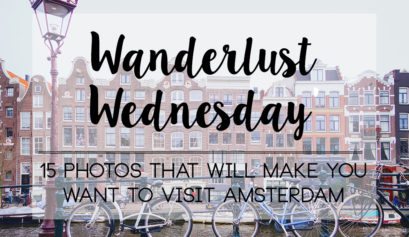 Wanderlust Wednesday: Amstedam