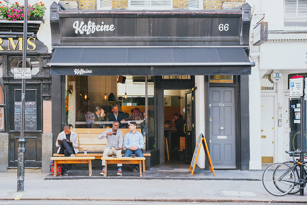 London food diary, Kaffeine