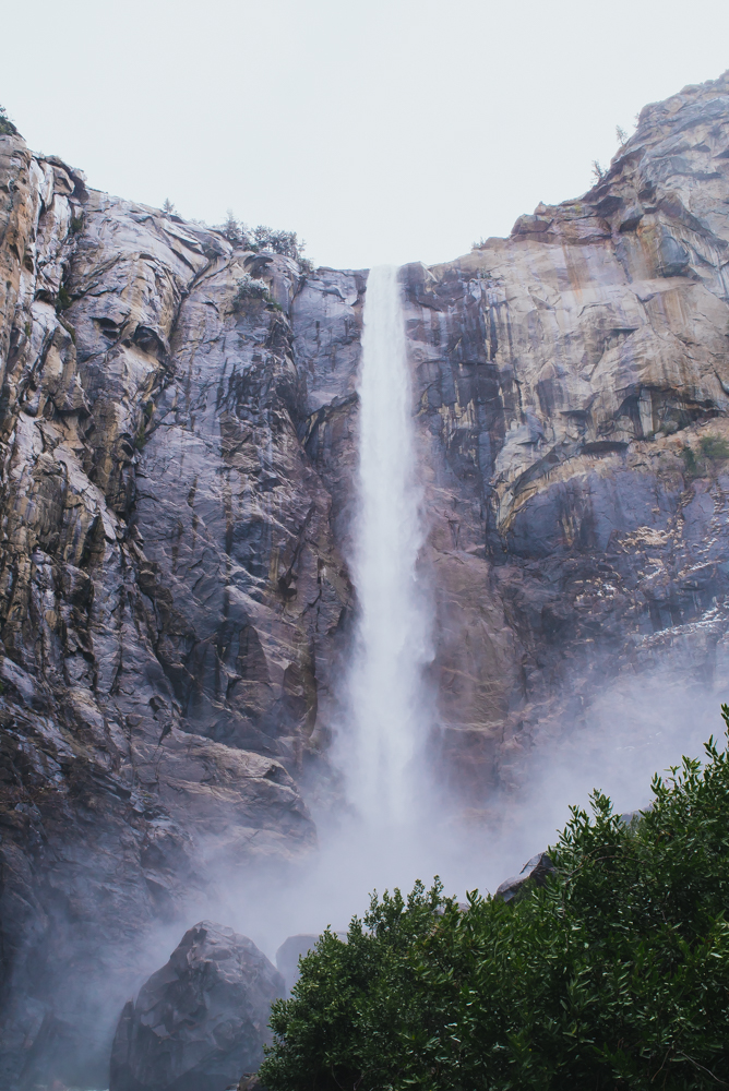 weekend in yosemite, bridalveil falls