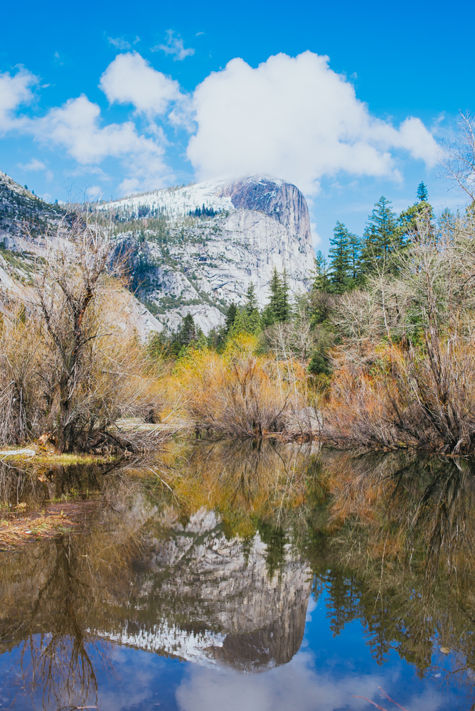 weekend in yosemite, mirror lake