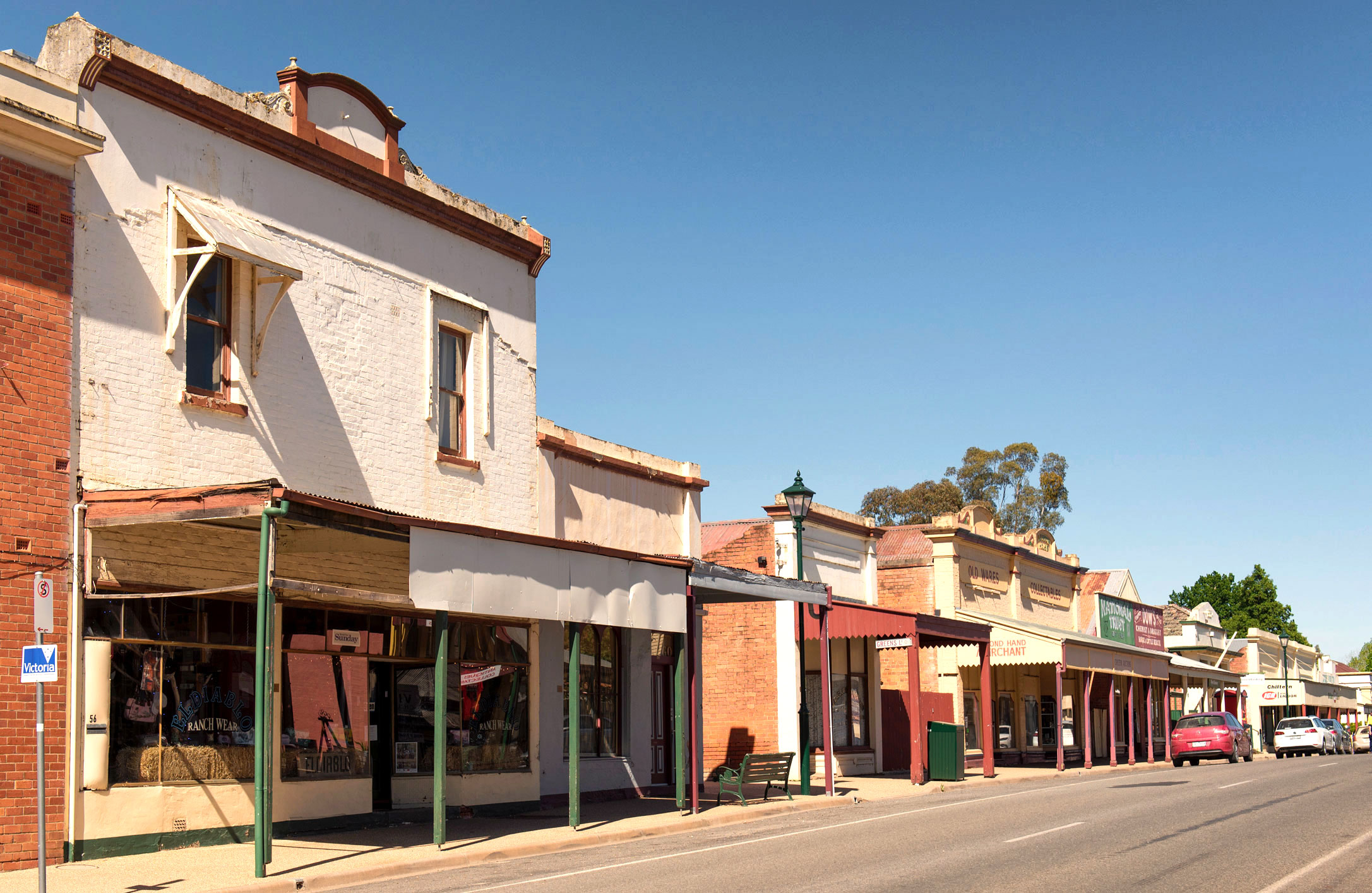Chiltern, Historical Town, High Country, Victoria, Street