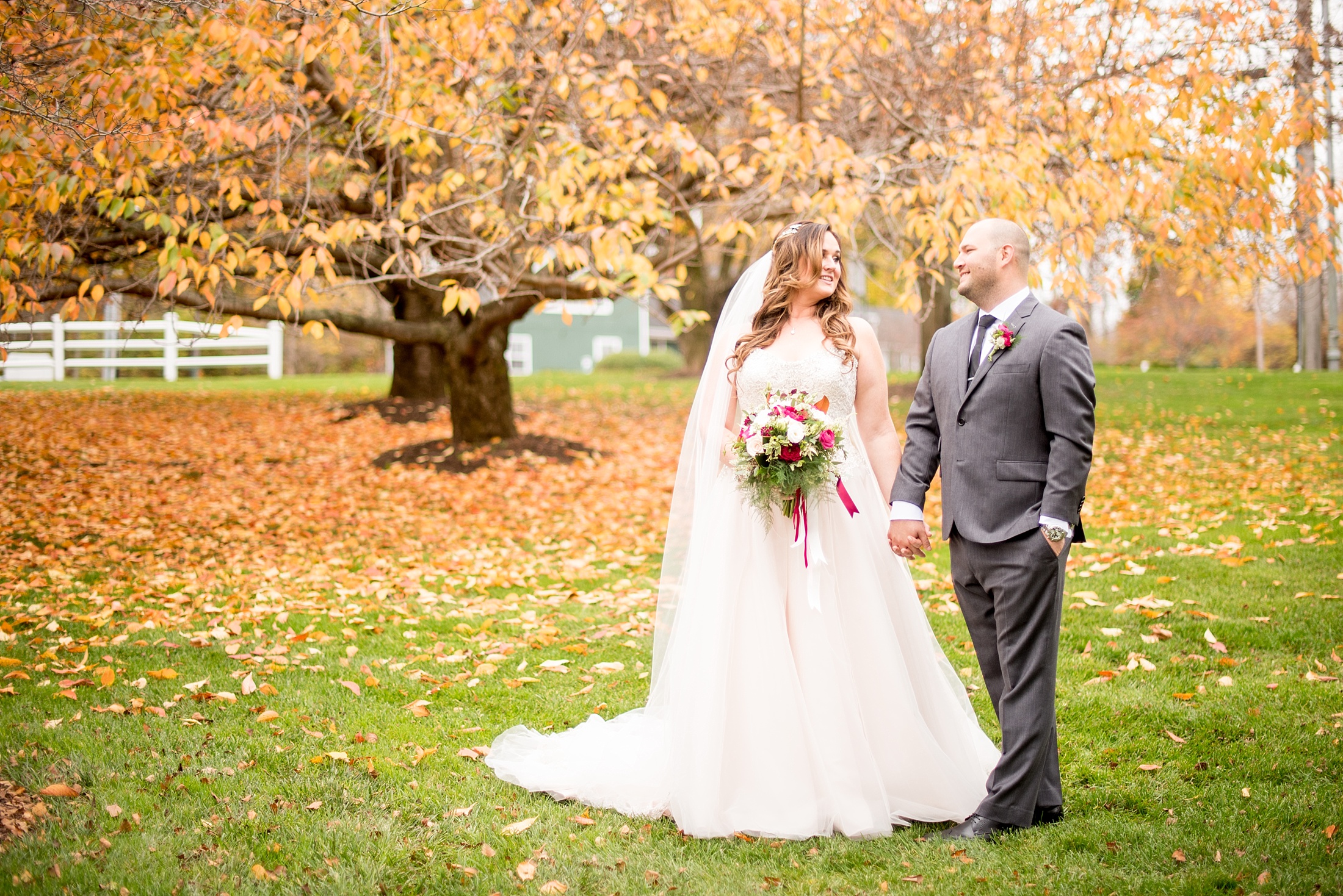 Pros and Cons of a Destination Wedding. Photo in New Jersey for an October wedding.