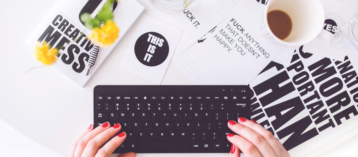 How to Blog More Consistently, Typing