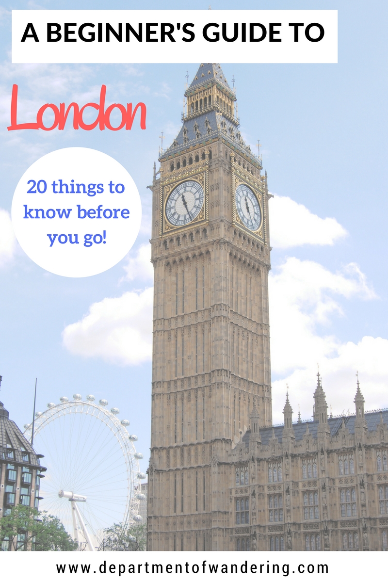 A Beginner's Guide to London: Things to Know Before You Go