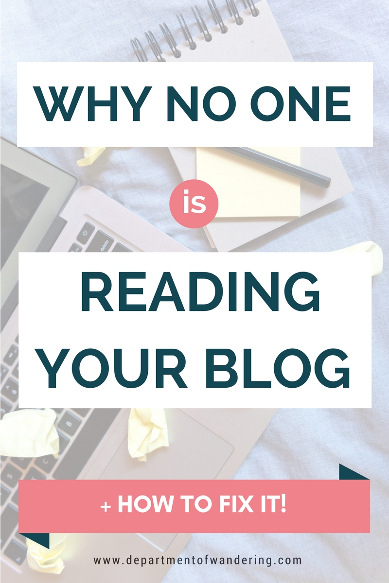 Why No One is Reading Your Blog