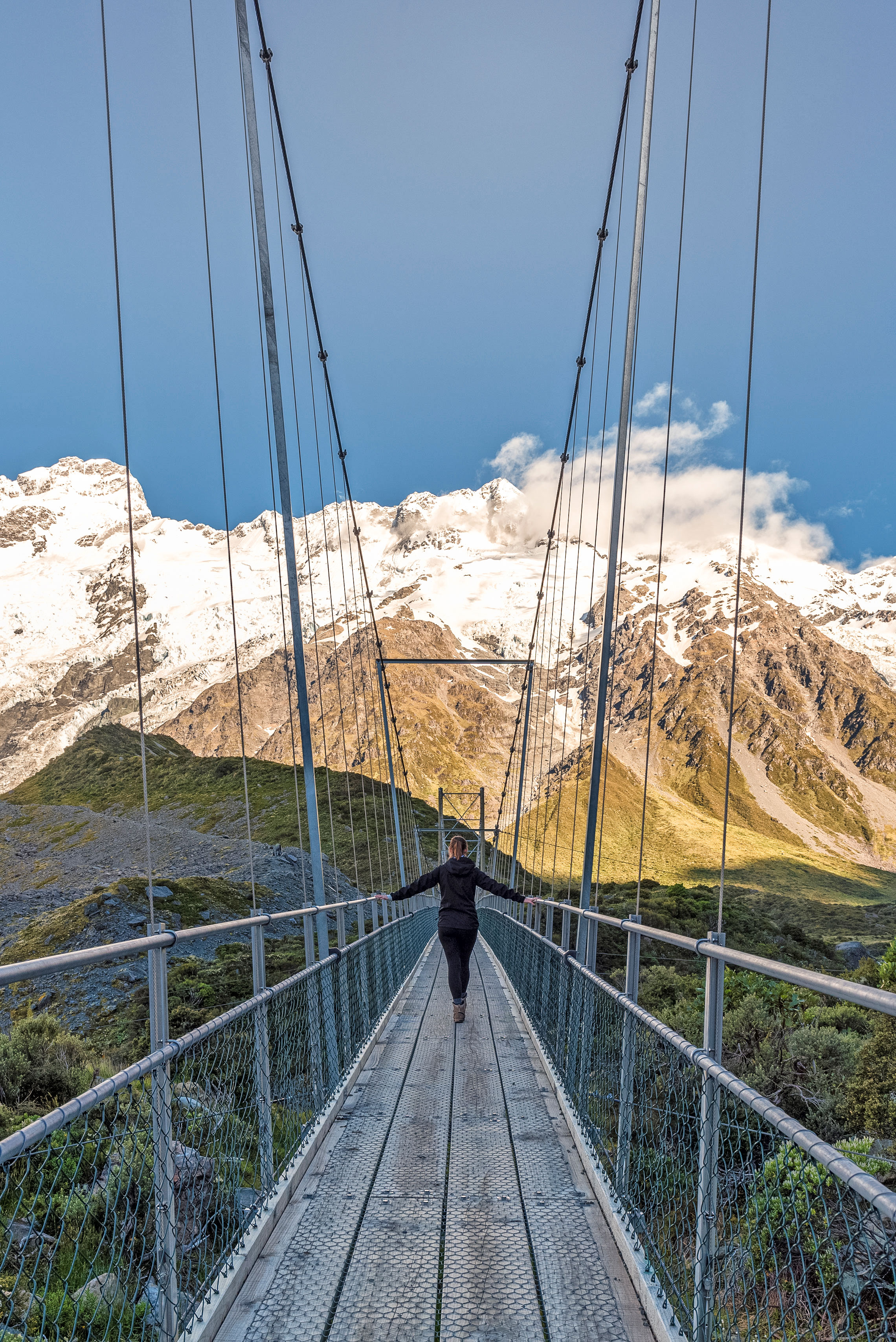 Hooker Valley Track, New Zealand, Suspension Bridge